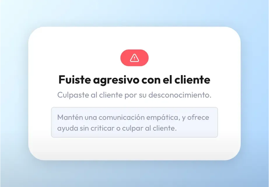 Feedback inmediato, no para mañana